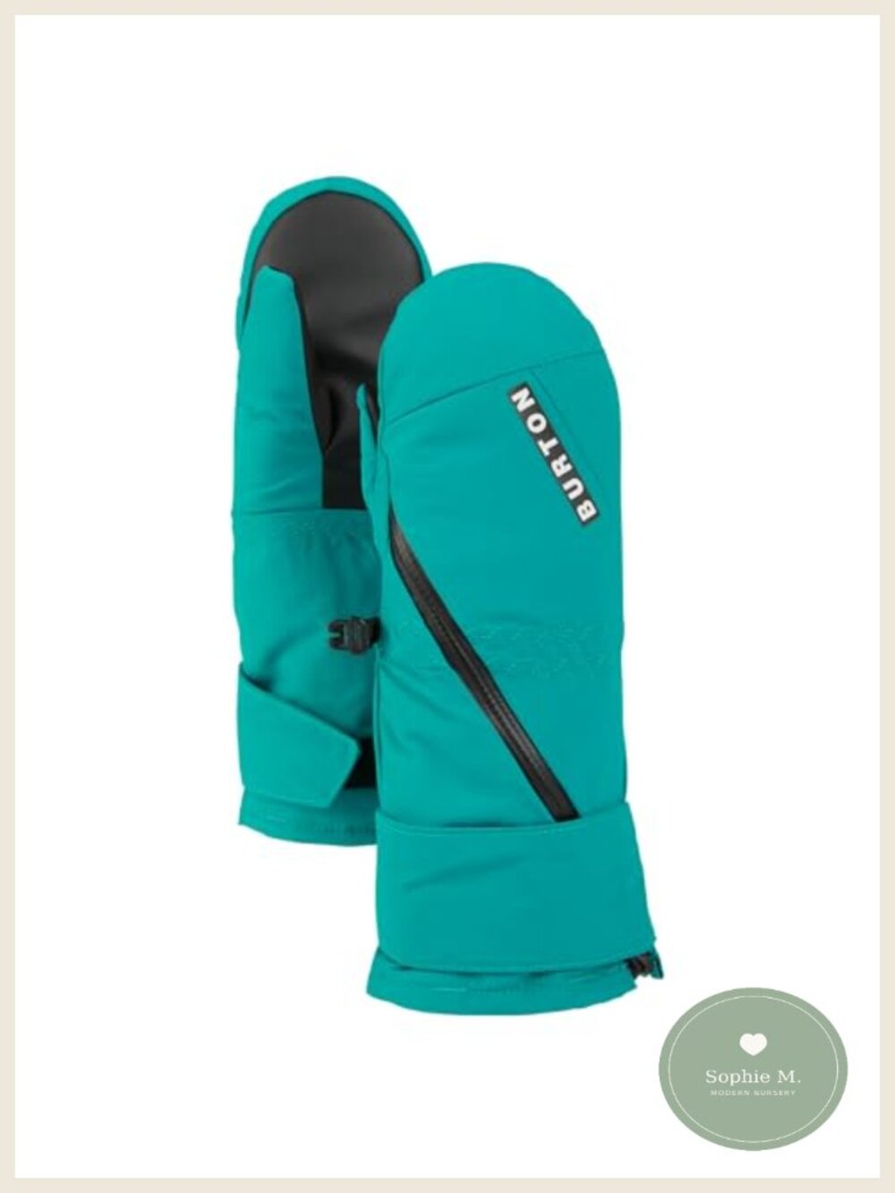 Toddler Waterproof Ski Mittens Touchscreen Grip Easy-On Winter Snow